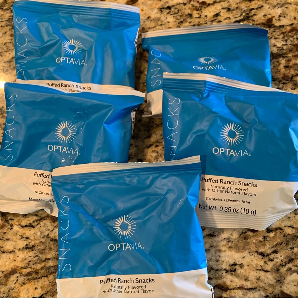 5 optavia puffed ranch snacks